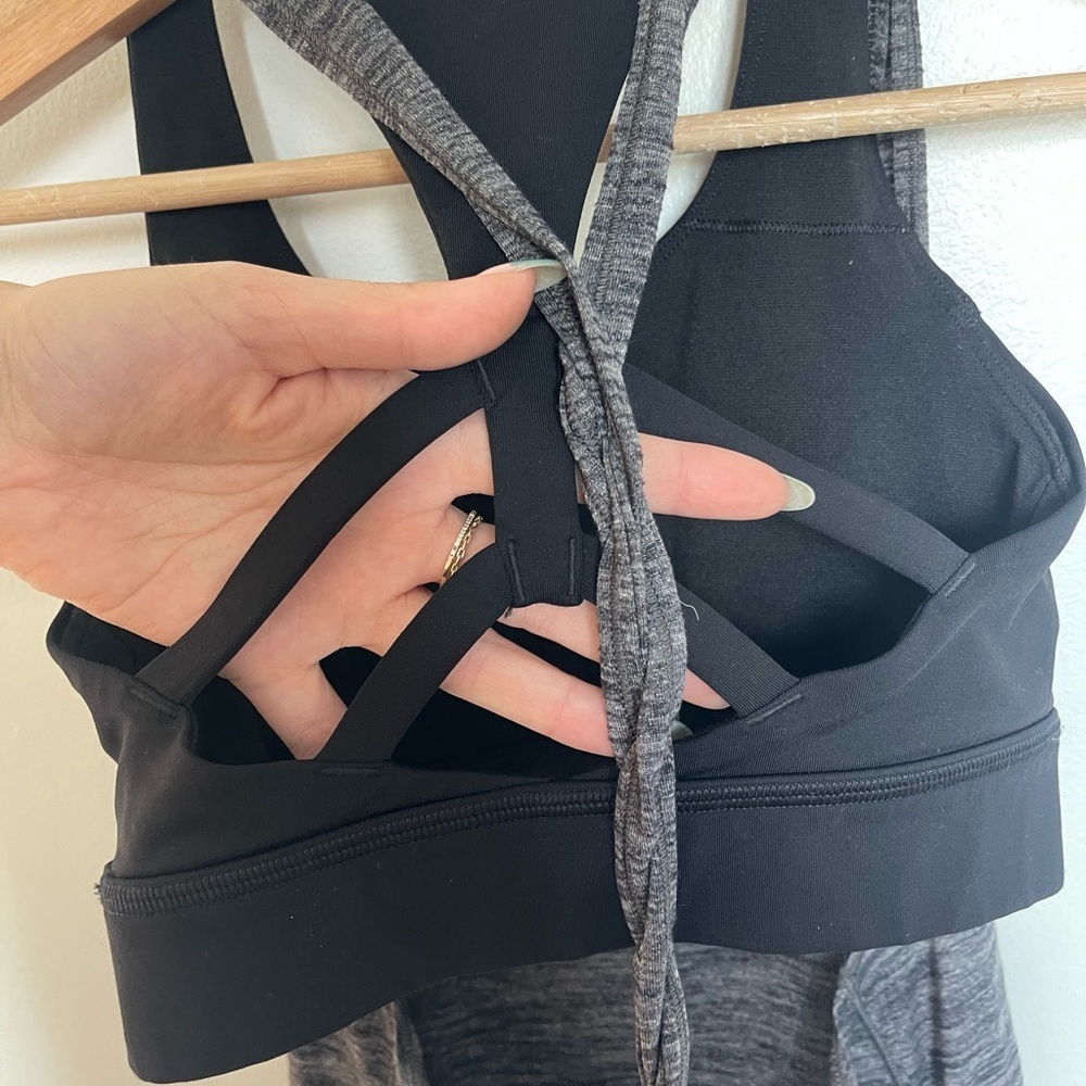 Lululemon Twist and Toil Tank Heathered Black / Black - Picture 11 of 11